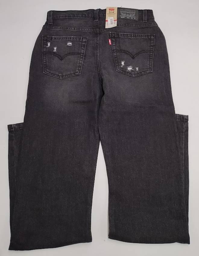 Levi's Boys' 514 Straight Fit Performance Jeans - Gray 18