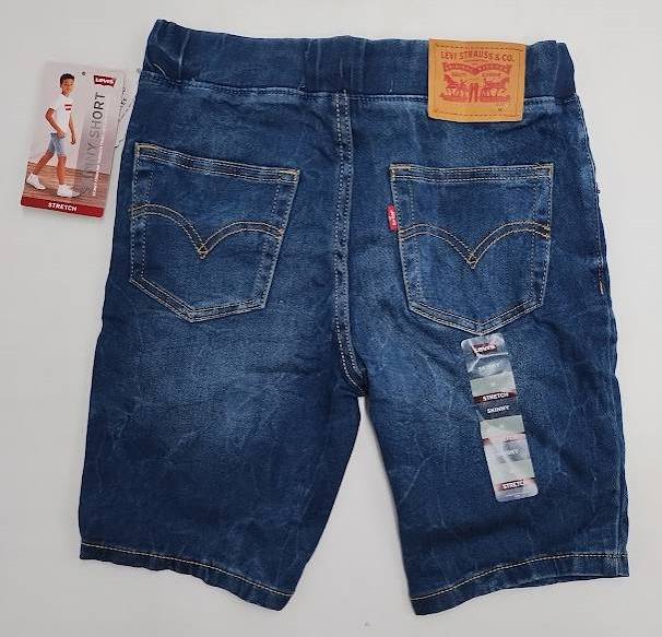Levi's Boys' Skinny Dobby Pull-On Shorts - Blue M