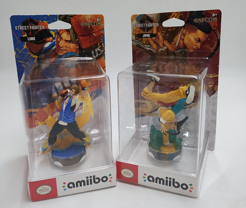 2 PACK Nintendo amiibo STREET FIGHTER 6 Series JAMIE FIGHTER /LUKE