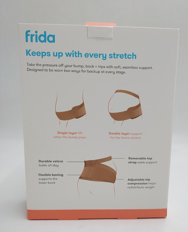 Frida Mom Dual Support Maternity Belly Band, Hip & Pelvis - Tan S/M