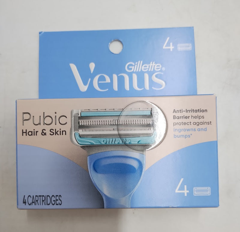 Venus for Pubic Hair and Skin Women's Razor Blade Refills - 4ct