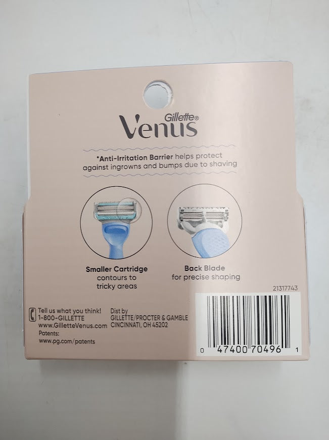 Venus for Pubic Hair and Skin Women's Razor Blade Refills - 4ct