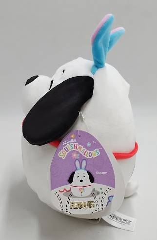 Squishmallows 8" Peanuts Snoopy with Bunny Ears Polybag Inners Little Plush