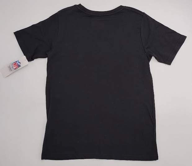 NFL Philadelphia Eagles Boys' Black Short Sleeve T-Shirt - SIZE L (12/14)