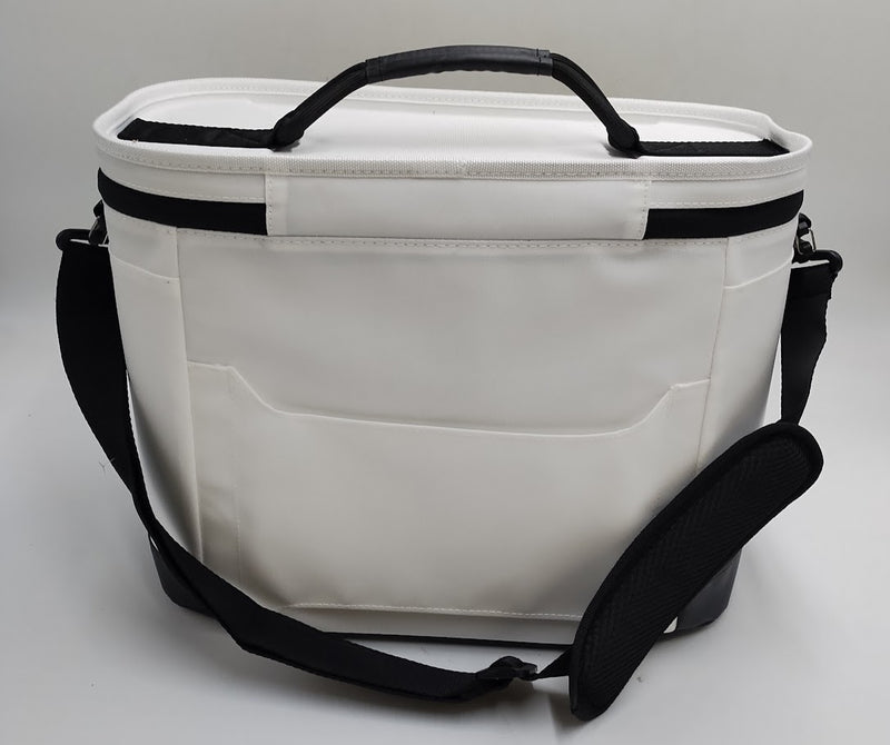 21.7L Soft Sided 30 Cans/ 23 qt Cooler White - All In Motion