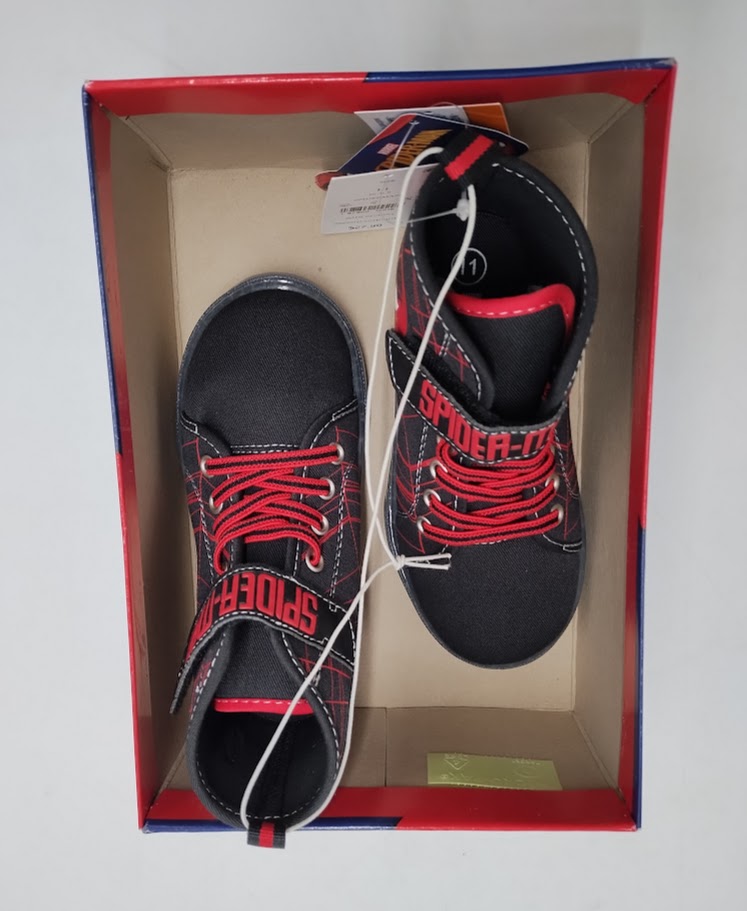 Toddler Marvel Spider-Man Lighted Hi Top Sneakers - 11T
