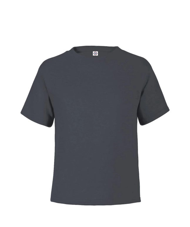 Delta 65300 Kids Pro Weight 5.2 Oz Tee Charcoal 5/6