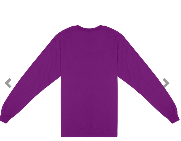 Delta 61748 P39 Adult Purple Long Sleeve Tee PURPLE XL