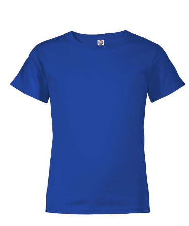 DELTA 11736 AWG Kids Pro Weight CaliBlue Tee XS
