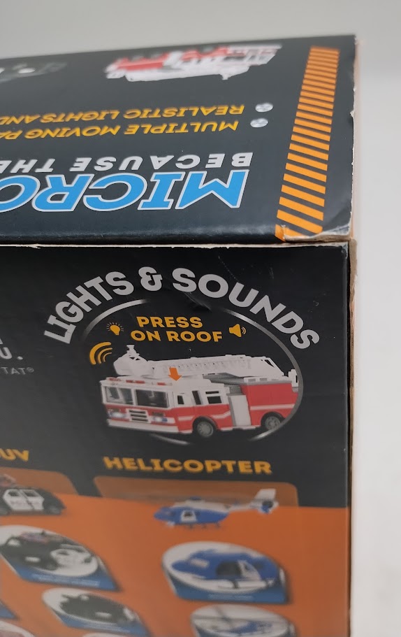 DRIVEN – Small Toy Emergency Vehicle Set – Micro Rescue Fleet - 3 pk SEE DETAILS