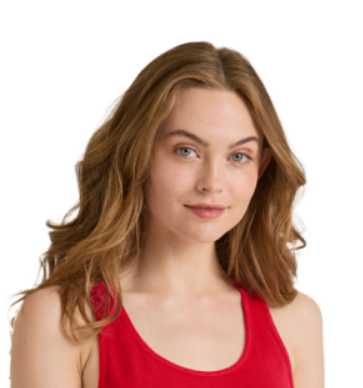 DELTA P506C FH9 Platinum Ladies Cvc Flowy Tank Red XL