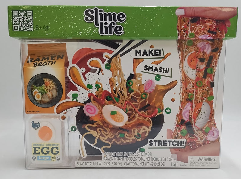 Slime Life Ramen DIY Slime Kit - Unboxing Ingredients to Make, Smash, and Stretch Your Food Slime
