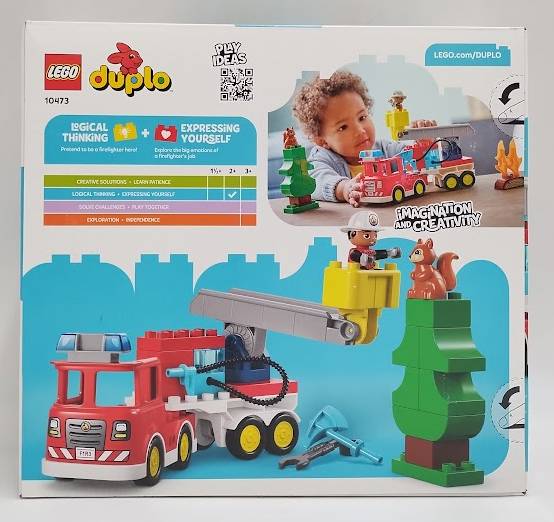 LEGO DUPLO Town Fire Truck with Hose and Firefighter 10473 SEE DETAILS