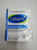 Cetaphil Deep Cleansing Bar Soap Dry to Normal Sensitive Skin - 3 Pack - 4.5oz each