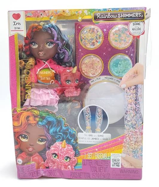 Rainbow High Rainbow Shimmers with Slime - Iris, Rainbow 11" SEE DETAILS