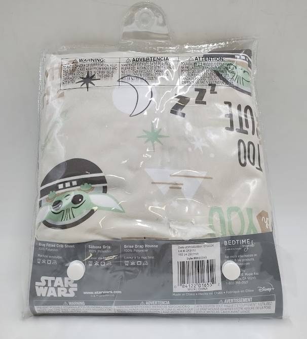 Lambs & Ivy Star Wars Cozy Friends The Child/Baby Yoda Fitted Crib Sheet