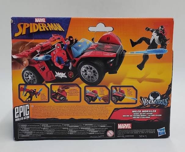 Marvel Spider-Man Venom vs Epic World of Action Blast Racer SEE DETAILS