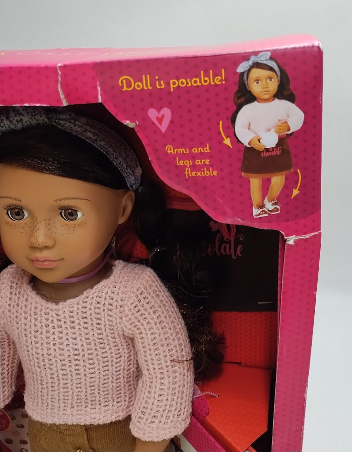 Our Generation Coco Posable 18" Baking Doll & Storybook SEE DETAILS