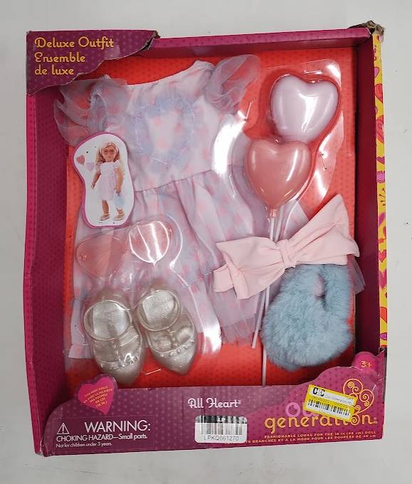 Our Generation All Heart Party Dress Outfit for 18" Dolls SEE DETAILS