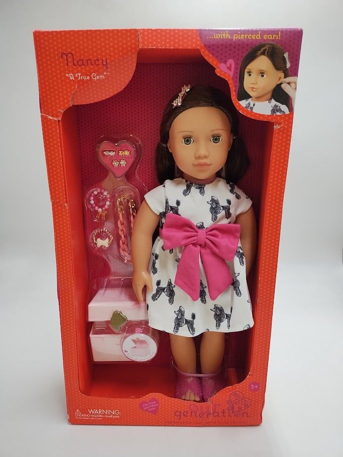 Our Generation 18" Doll with Jewelry Box & Pierced Ears - Nancy SEE DETAILS