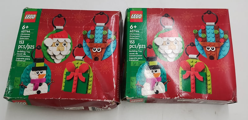 2 PACK!!! LEGO Christmas Ornament Selection Building Toy 40744 SEE DETAILS