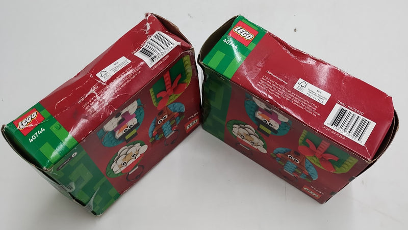 2 PACK!!! LEGO Christmas Ornament Selection Building Toy 40744 SEE DETAILS
