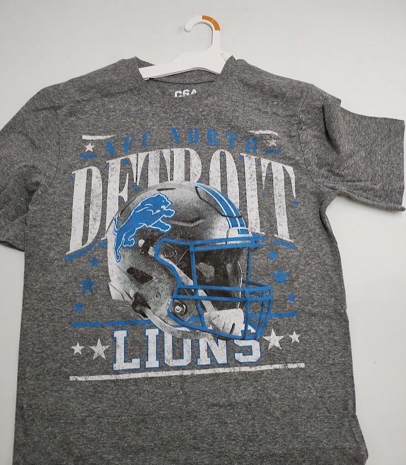 NFL Detroit Lions Men's Tri-Blend Short Sleeve T-Shirt - Size S