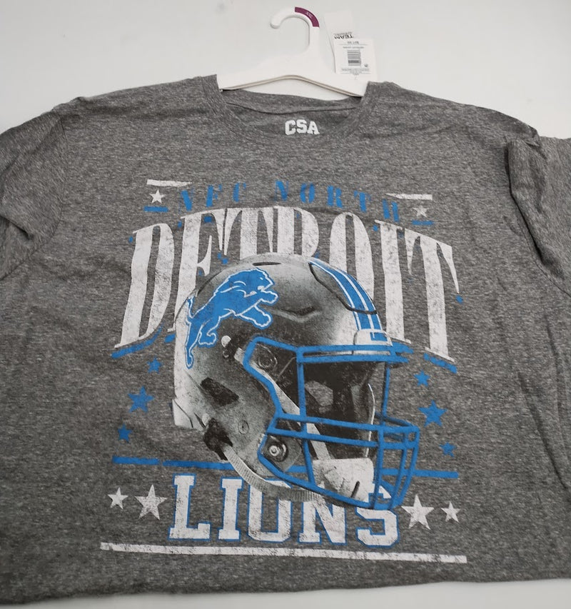 NFL Detroit Lions Men's Tri-Blend Short Sleeve T-Shirt - XXL