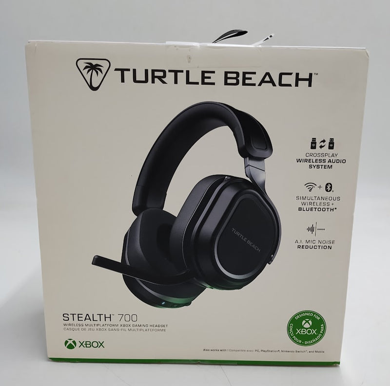 Turtle Beach Stealth 700 Gen 3 Gaming Headphones for Xbox - Black: Wireless Leatherette Ear Cushions, 20-Hr Battery, Multi-Platform Compatibility