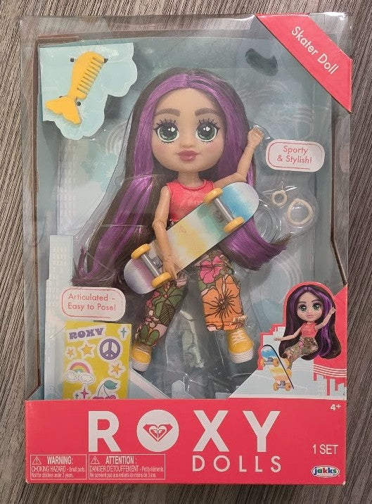 ROXY 7" Skateboarding Core Fashion Doll SEE DETAILS