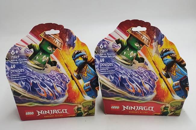 LOT OF 2!! LEGO NINJAGO Nya vs. Mutation Monster Spinner 71849 SEE DETAILS