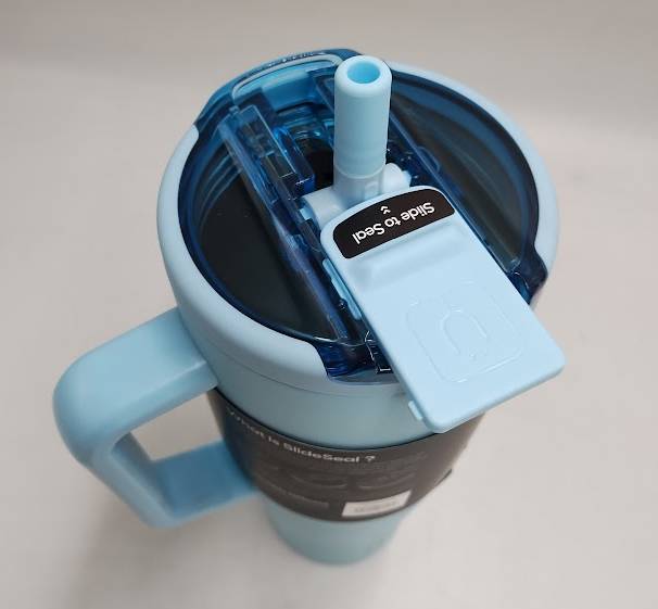 BruMate 40fl oz Stainless Steel Era Flip Straw Tumbler - Glacier