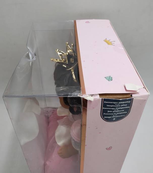 BABY Born Princess Baby Doll Ava - Brown Hair, Light Brown Eyes SEE DETAILS