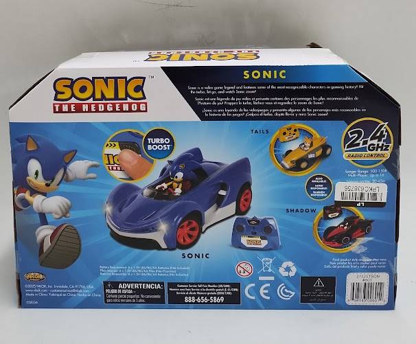 NKOK Sonic the Hedgehog 2.4 GHZ Turbo Boost RC Vehicle SEE DETAILS