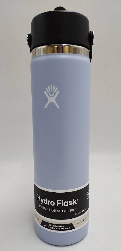 Hydro Flask 24oz Wide Mouth Flex Straw Bottle - Surf READ DESCRIPTION