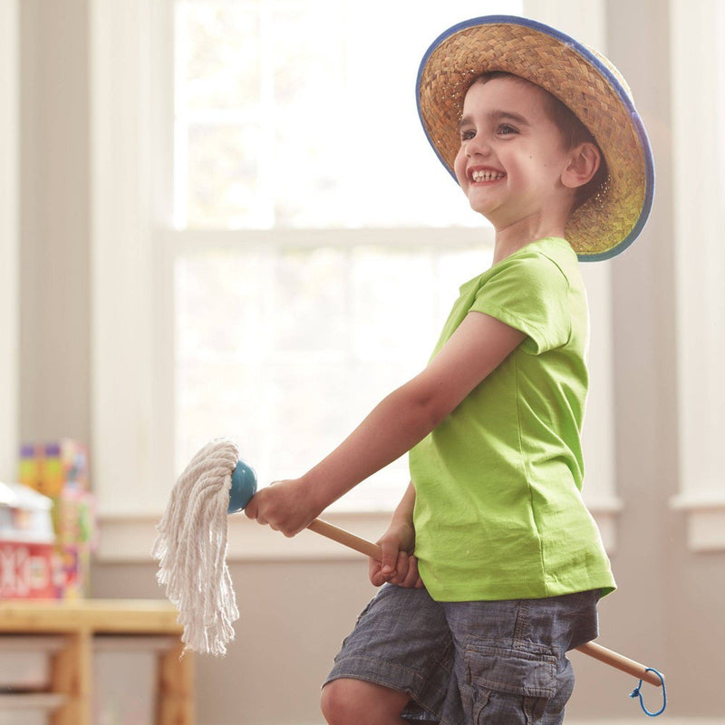 Melissa & Doug Let's Play House! Dust, Sweep & Mop 6 Pc Set (LOCAL PICKUP ONLY)