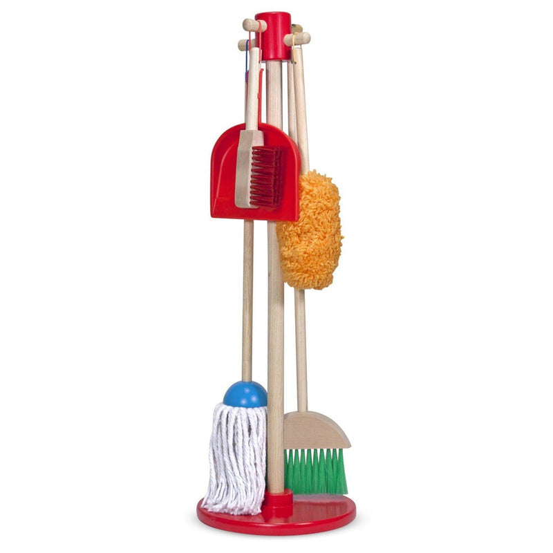 Melissa & Doug Let's Play House! Dust, Sweep & Mop 6 Pc Set (LOCAL PICKUP ONLY)