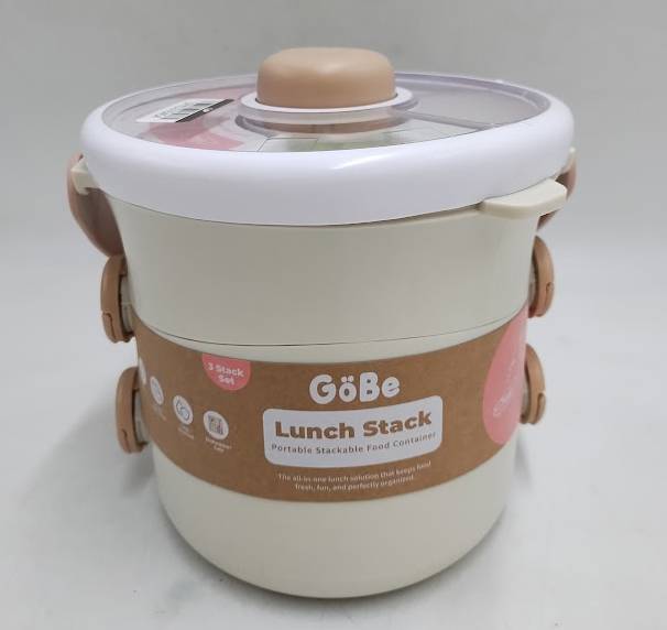 GoBe Kids' On-the-Go Lunch Stack - MilkTea