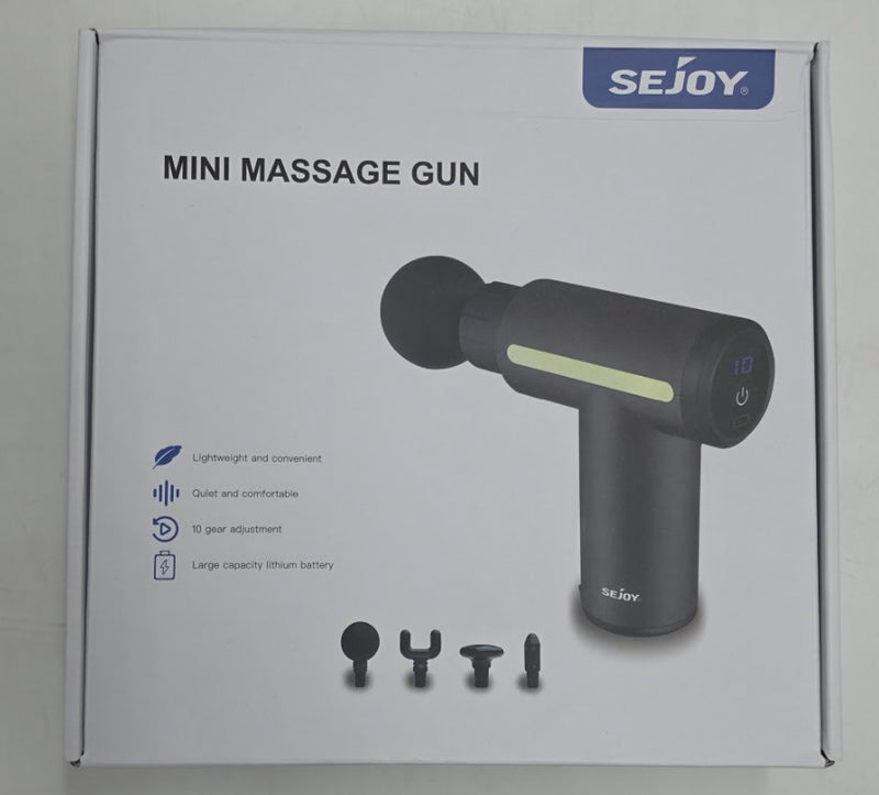 Sejoy Mini Massage Gun, Pocket-Sized Deep Tissue Massager Gun