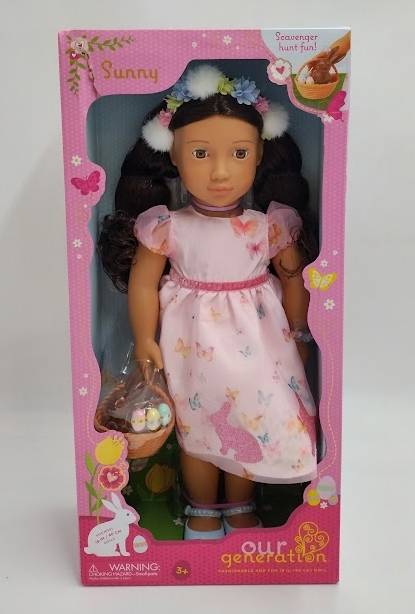 Our Generation Sunny Limited-Edition Easter Collectible 18" Doll SEE DETAILS