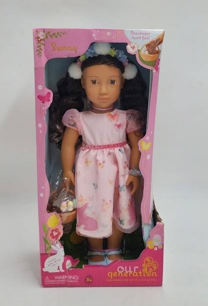 Our Generation Sunny Limited-Edition Easter Collectible 18" Doll SEE DETAILS