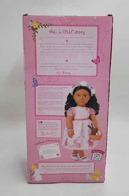 Our Generation Sunny Limited-Edition Easter Collectible 18" Doll SEE DETAILS