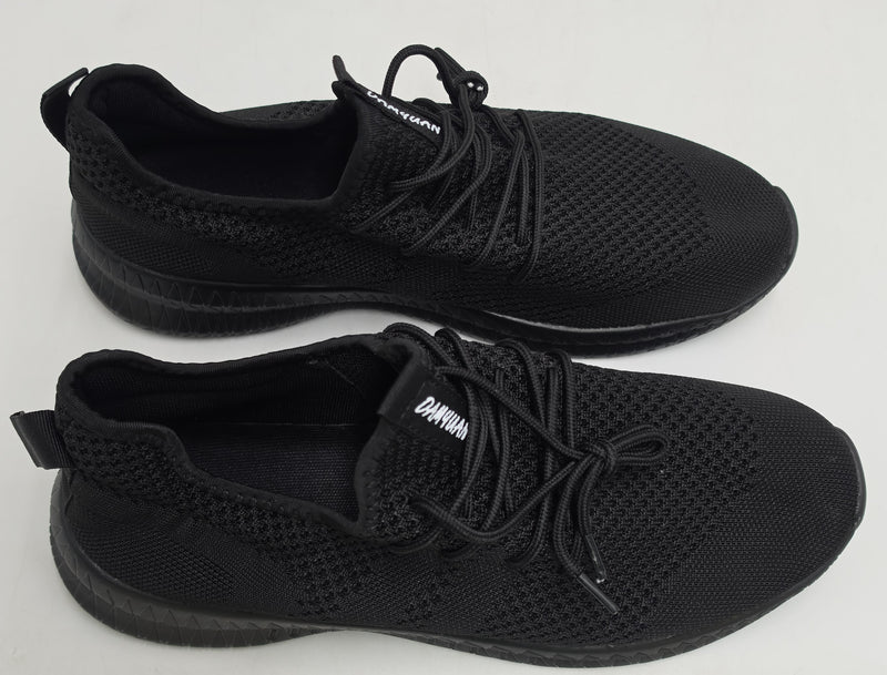 Damyuan Mens Lightweight Running Shoes Sneakers Black SIZE 11