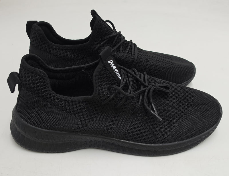 Damyuan Mens Lightweight Running Shoes Sneakers Black SIZE 11