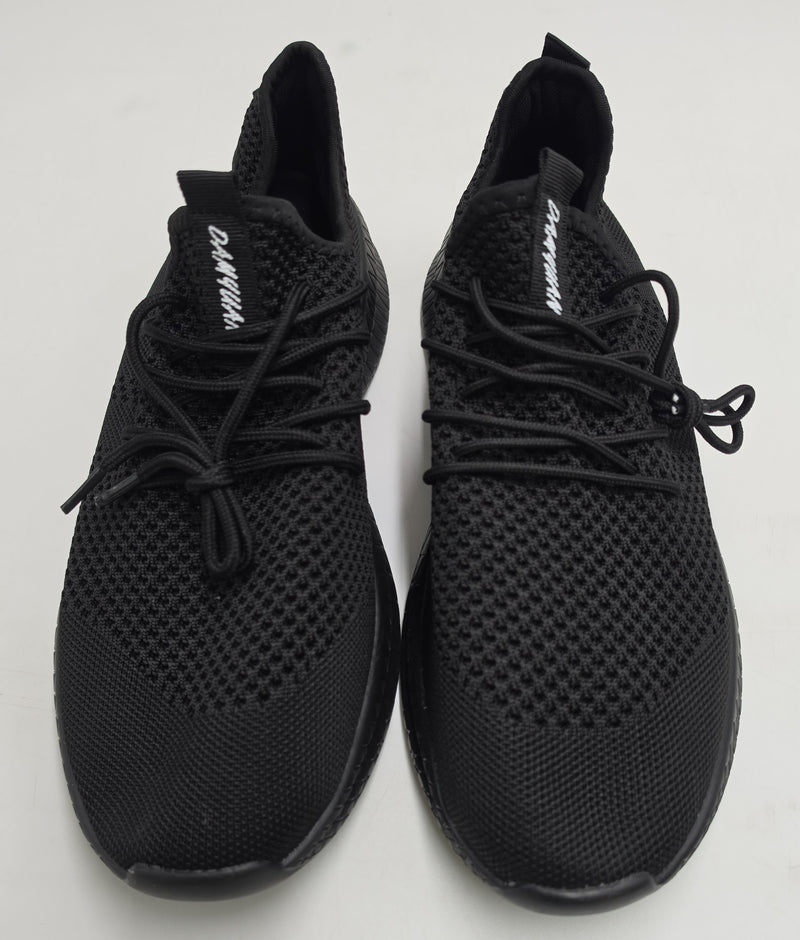 Damyuan Mens Lightweight Running Shoes Sneakers Black SIZE 11