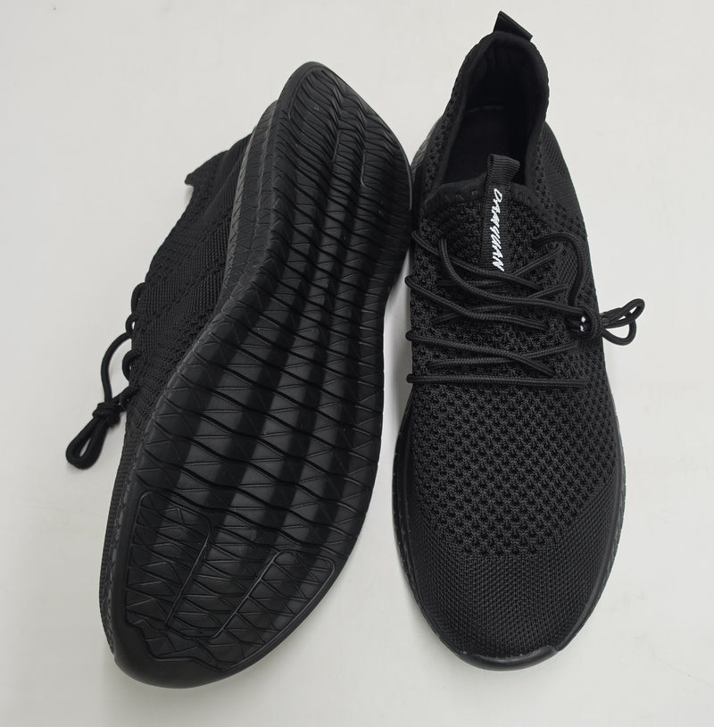 Damyuan Mens Lightweight Running Shoes Sneakers Black SIZE 11
