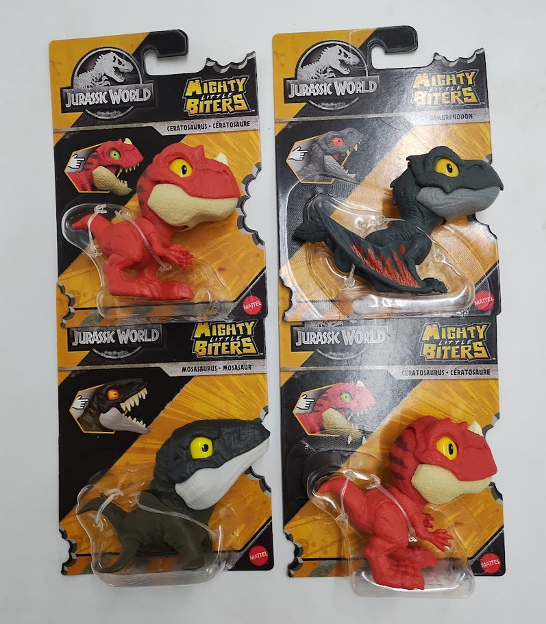 4 PACK!!! Jurassic World Ceratosaurus Action Figures