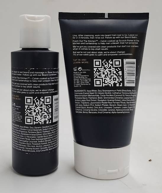 LOT OF 2!!! Scotch Porter- Moisturizing Beard Wash and Conditioner - 4oz