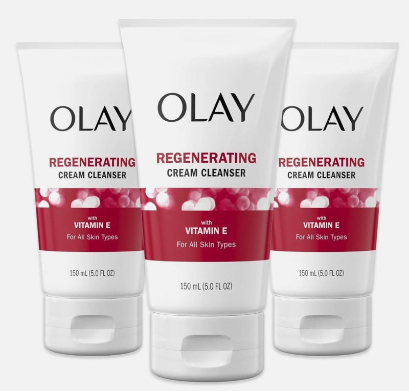 3 PACK!!! Olay Regenerist Cream Face Wash with Vitamin C and BHA Scented 5 fl oz