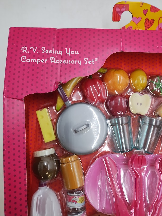 Our Generation RV Seeing You Camper Food Accessory Set for 18" Dolls SEE DETAILs